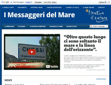 Tablet Screenshot of messaggeridelmare.it